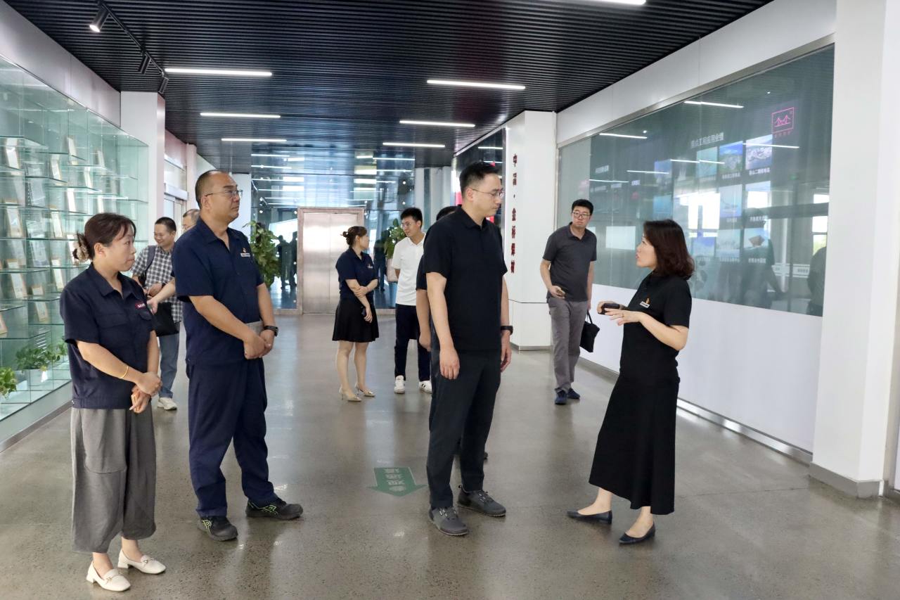 市发改委领导一行调研永昌公司国债项目